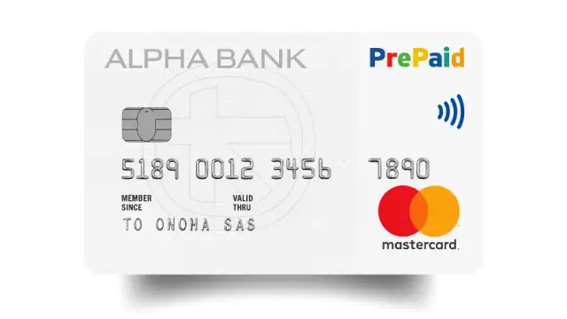 Alpha Bank Prepaid Mastercard